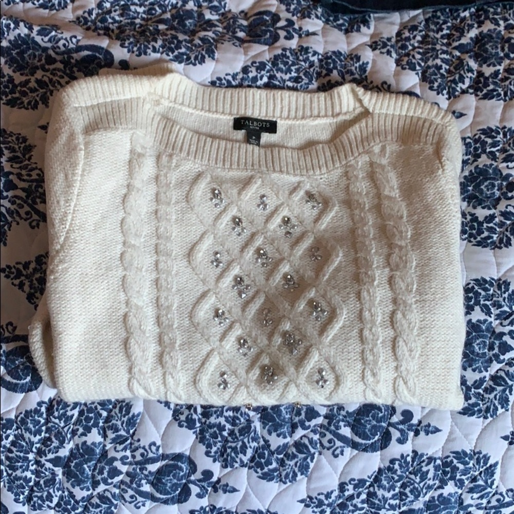 White Talbots Sweater 💝
